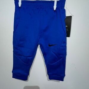 Nike Toddler Royal Blue Therma Dri-Fit Fleece‎ Jogger Pants Size 12 Months NWT